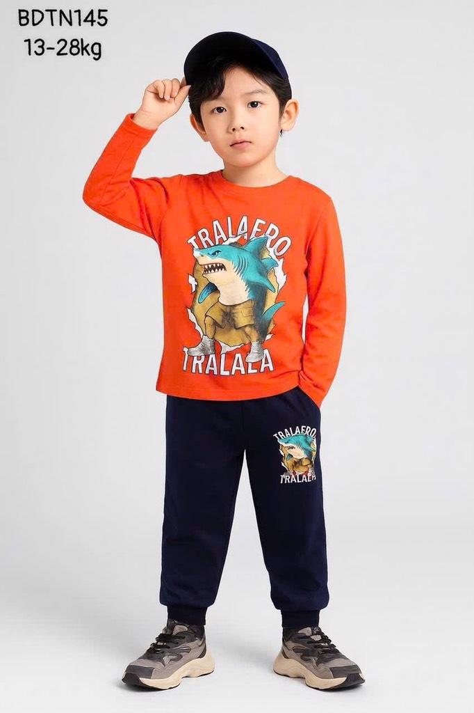 SET BỘ DÀI TAY HOẠT HÌNH BÉ TRAI SIZE ĐẠI