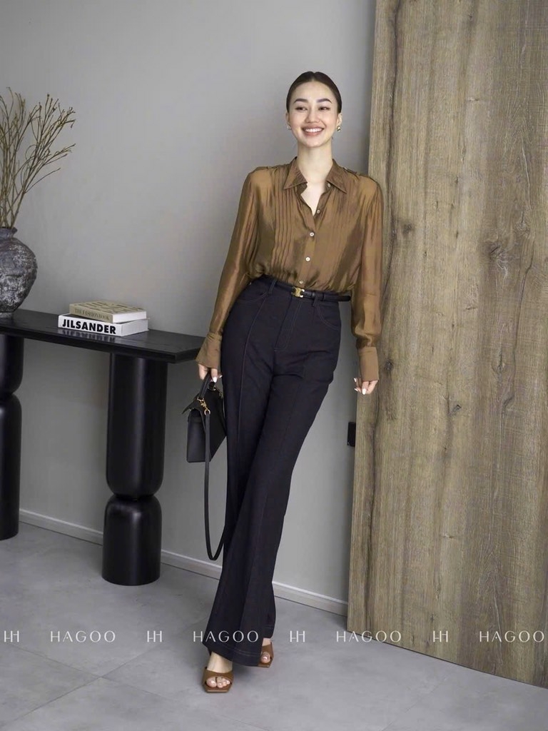 ÁO SƠ MI GU TƠ LY CÁ VAI CÚC TRAI NỮ