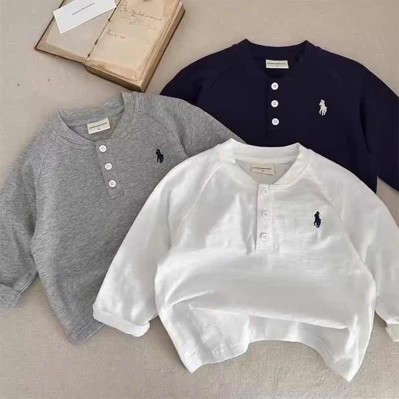 SET 3 ÁO RAGLAN DÀI TAY BÉ TRAI