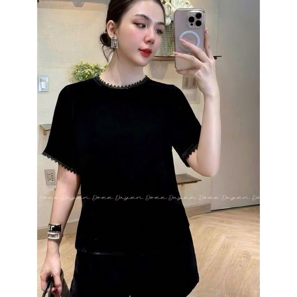 SET NHUNG PHỐI REN NƠ SAU NỮ THU ĐÔNG