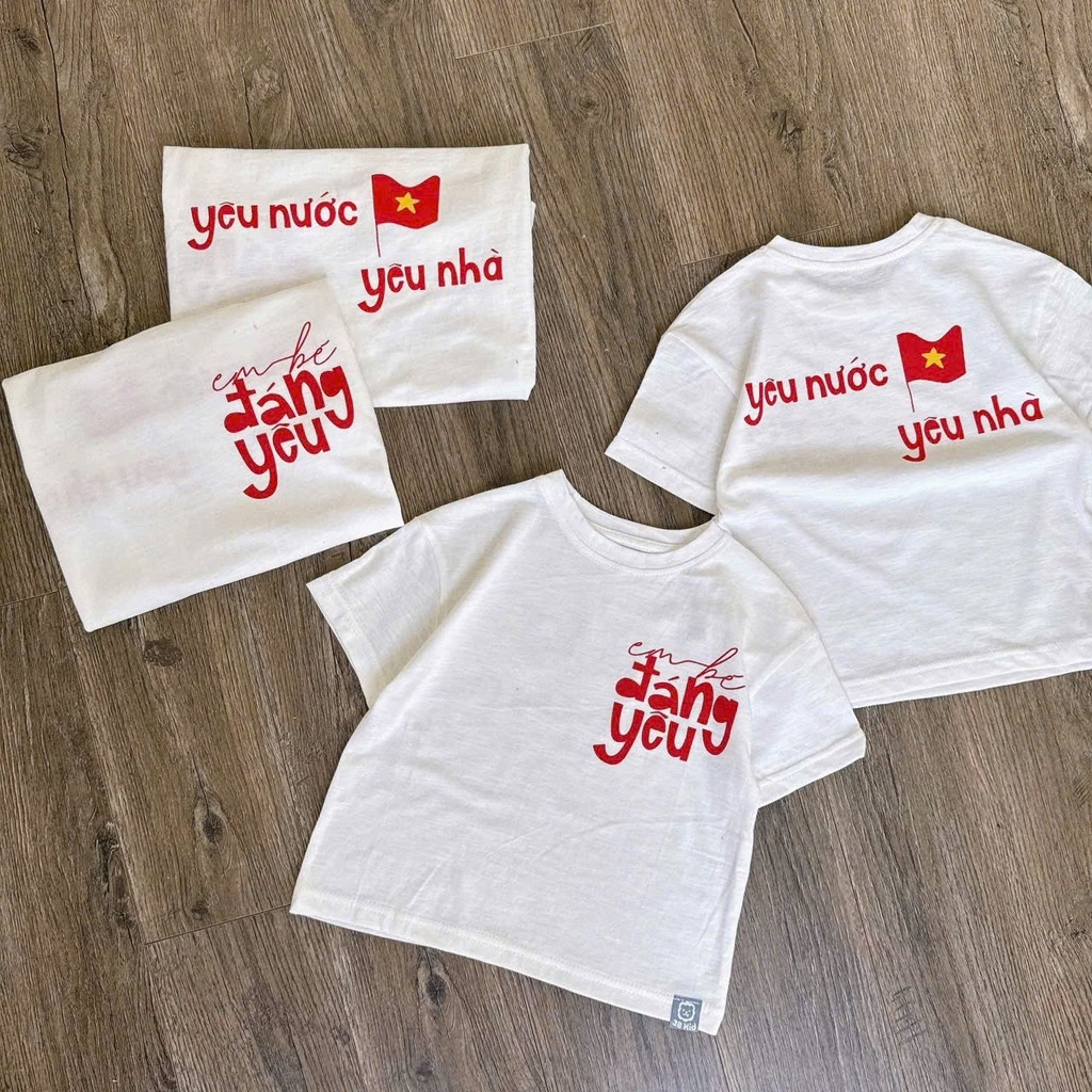 SET BỘ YÊU NƯỚC YÊU NHÀ MIX SOOC BÉ TRAI