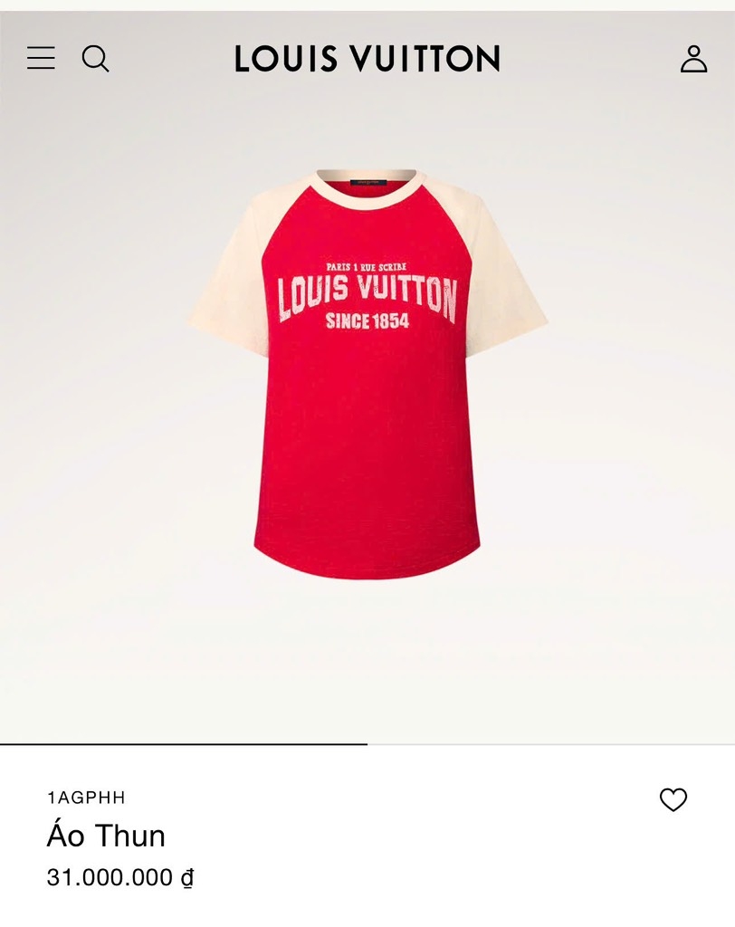 ÁO PHÔNG CỘC LUOIS VUITION NỮ SẴN