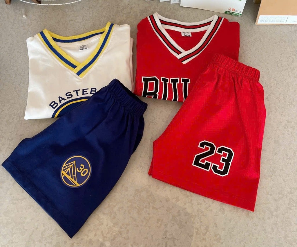 SET 2 BỘ DÀI PIZAMA TONE XANH CÚN KẺ BÉ TRAI