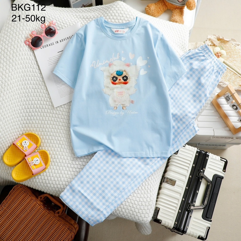 BỘ SIZE ĐẠI CAO CẤP QUẦN KẺ 6 MÀU BÉ GÁI