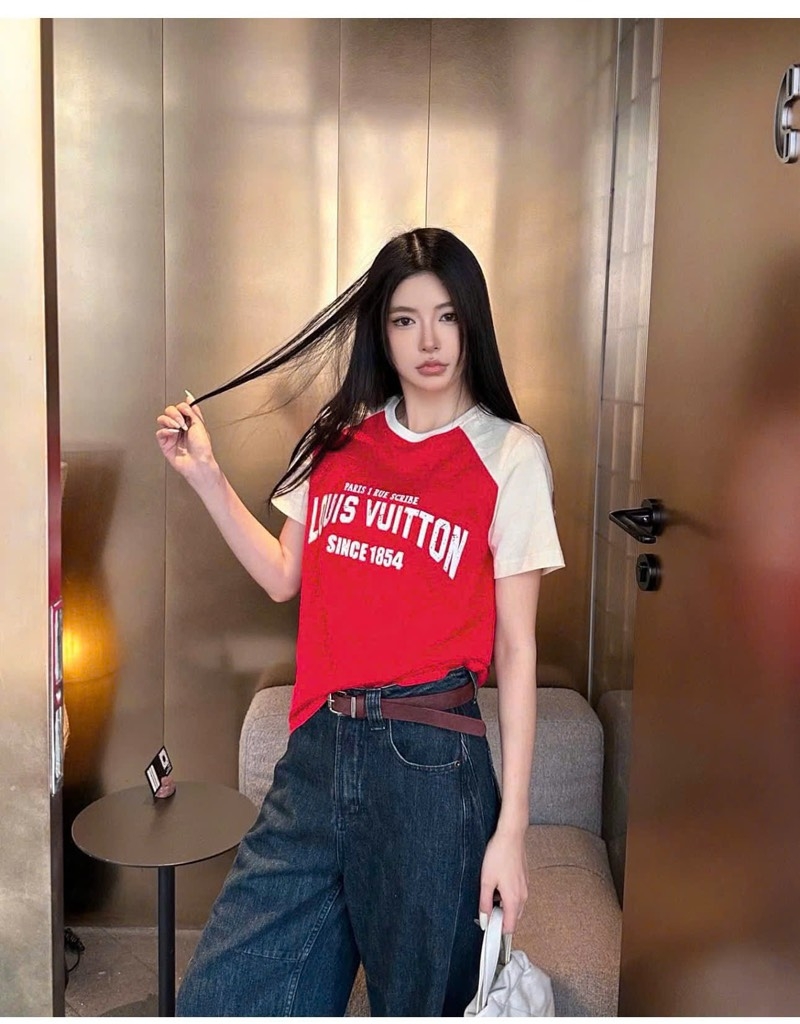 ÁO PHÔNG CỘC LUOIS VUITION NỮ SẴN