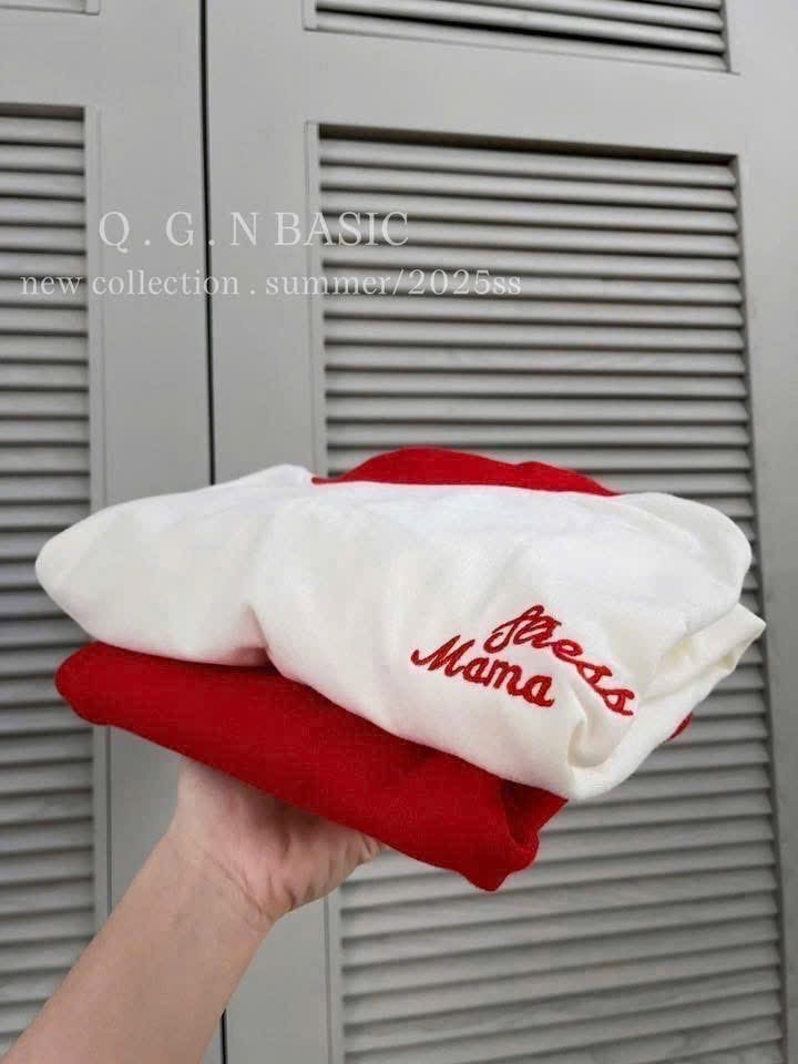 SET BỘ ÁO TRẮNG QUẦN ĐỎ NỮ