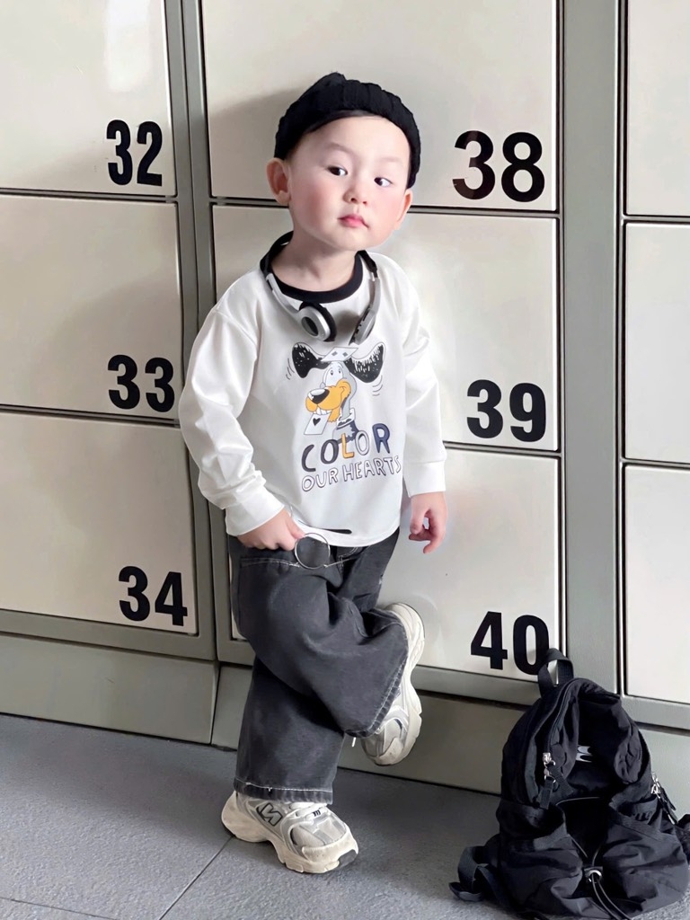 SET BỘ DÀI ÁO COTTON QUẦN BÒ BÉ TRAI SẴN(XẢ 65k)