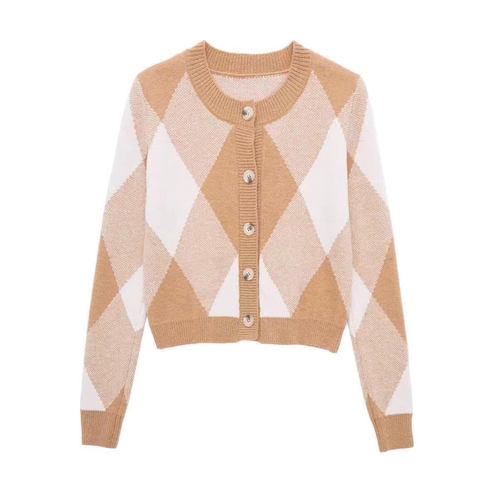 ÁO LEN CARDIGAN TRÁM HỒNG - BE - ĐEN ( XẢ 79k)