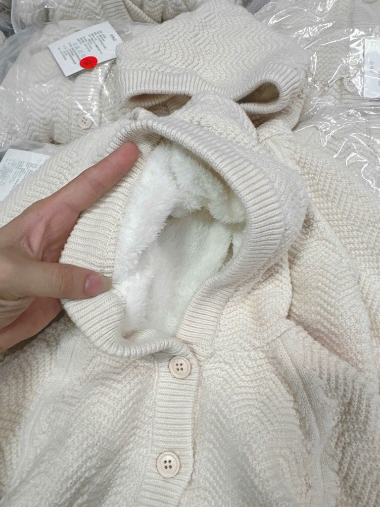 ÁO KHOÁC LEN LÓT LÔNG DÀI TAY BÉ TRAI BÉ GÁI SẴN