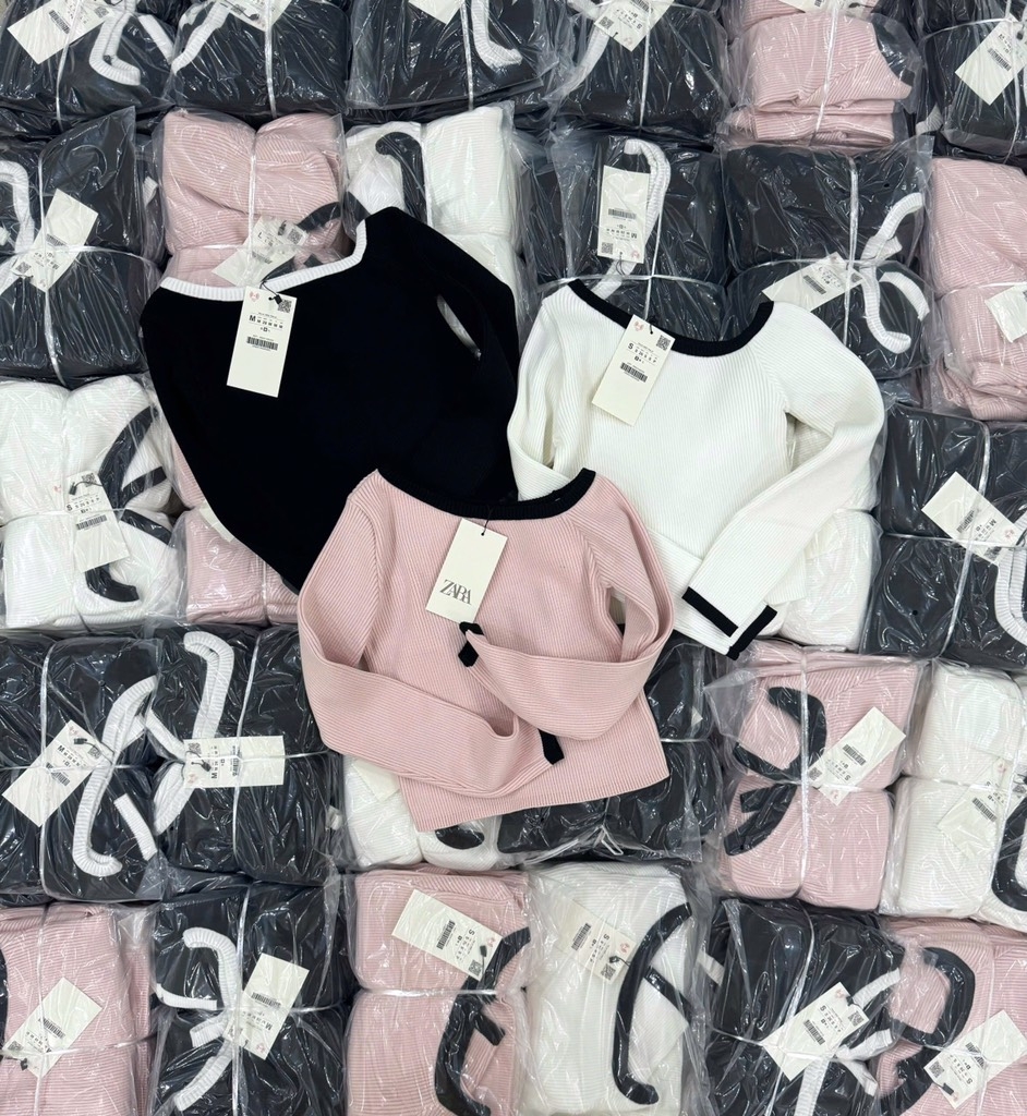 ÁO LEN Z.R CỔ THUYỀN ĐEN TRẮNG HỒNG NỮ THU ĐÔNG(XẢ 129k)