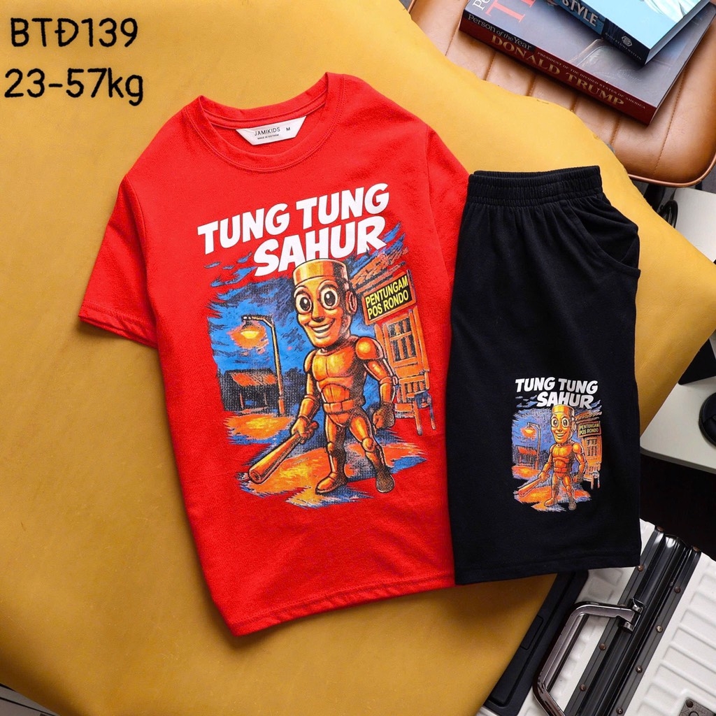 SET BỘ SIZE ĐẠI TUNG TUNG SAHUR CAPUCHINO BÉ TRAI