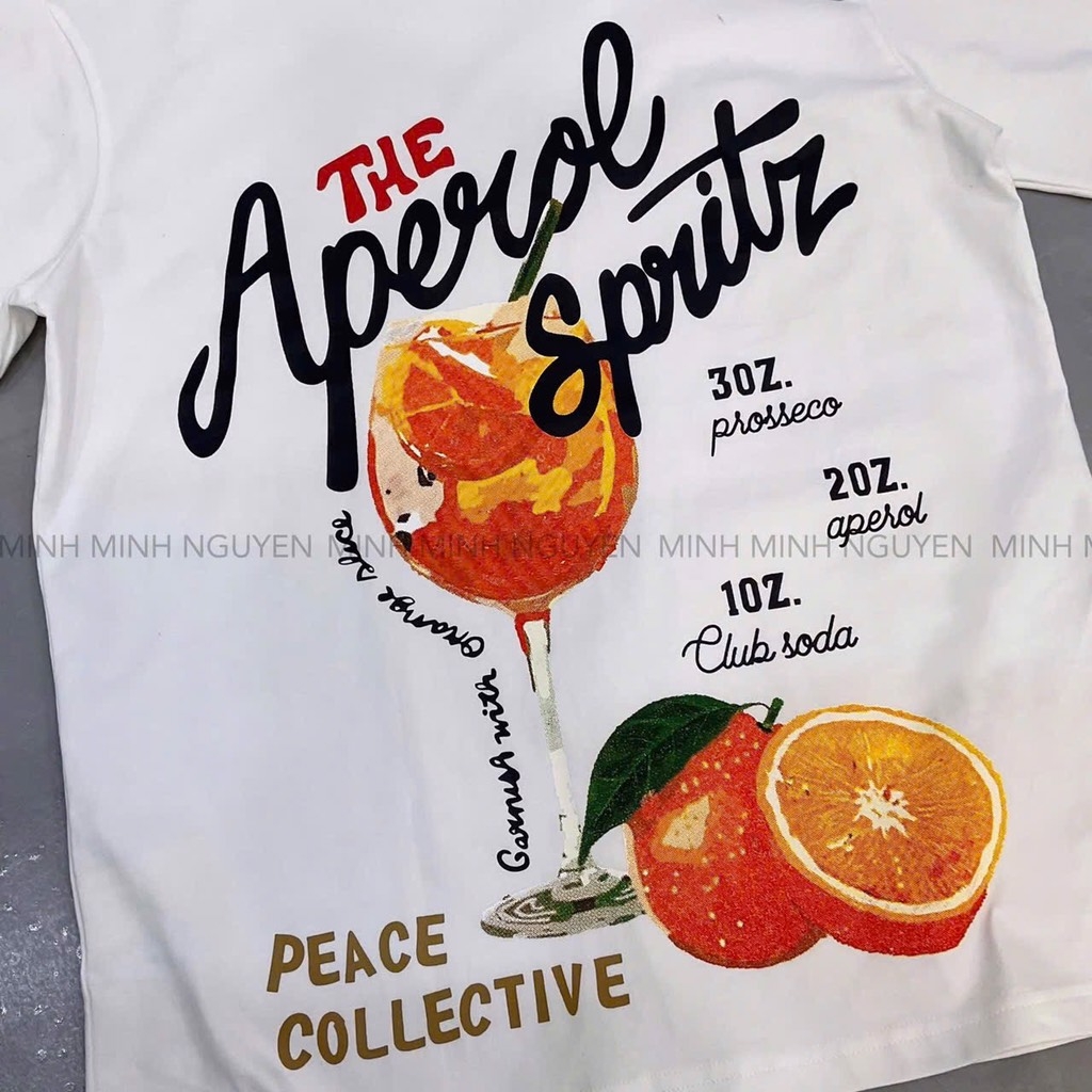 ÁO PHÔNG TRẮNG HOẠ TIẾT LY CAM NỮ SẴN (XẢ 30k)