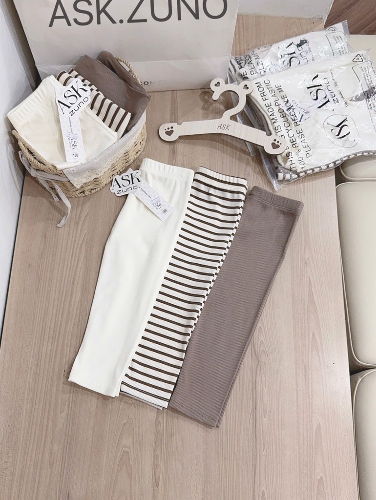 SET 3 QUẦN LEGGING TĂM BÉ TRAI BÉ GÁI SẴN (SALE 87k)
