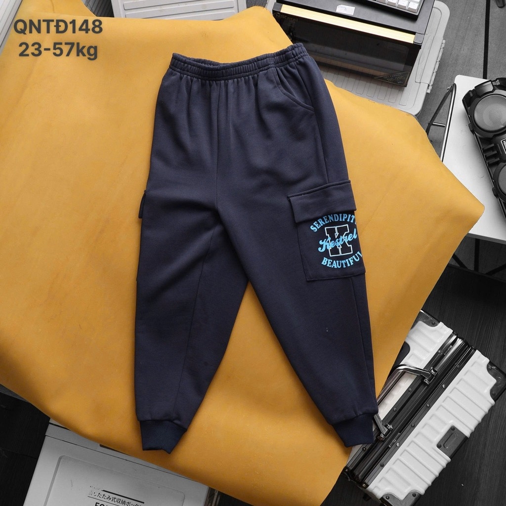 QUẦN DÀI NỈ DA CÁ CAO CẤP SIZE ĐẠI BÉ TRAI