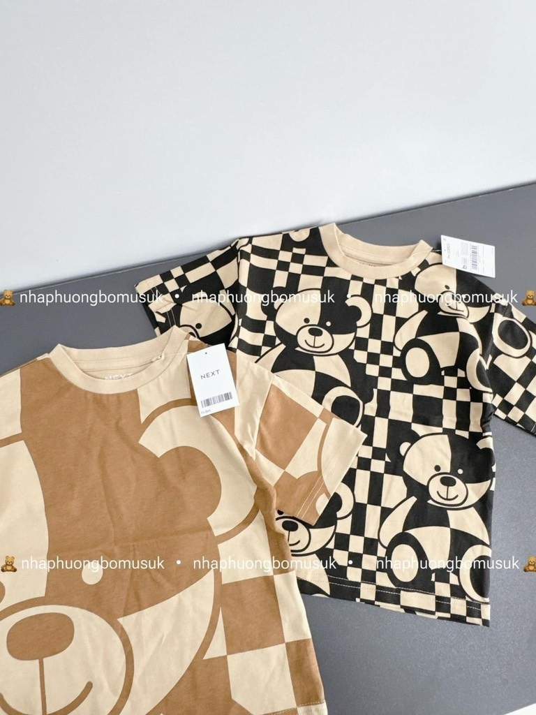SET 4 ÁO KID BÉ TRAI GẤU KHỦNG LONG SẴN