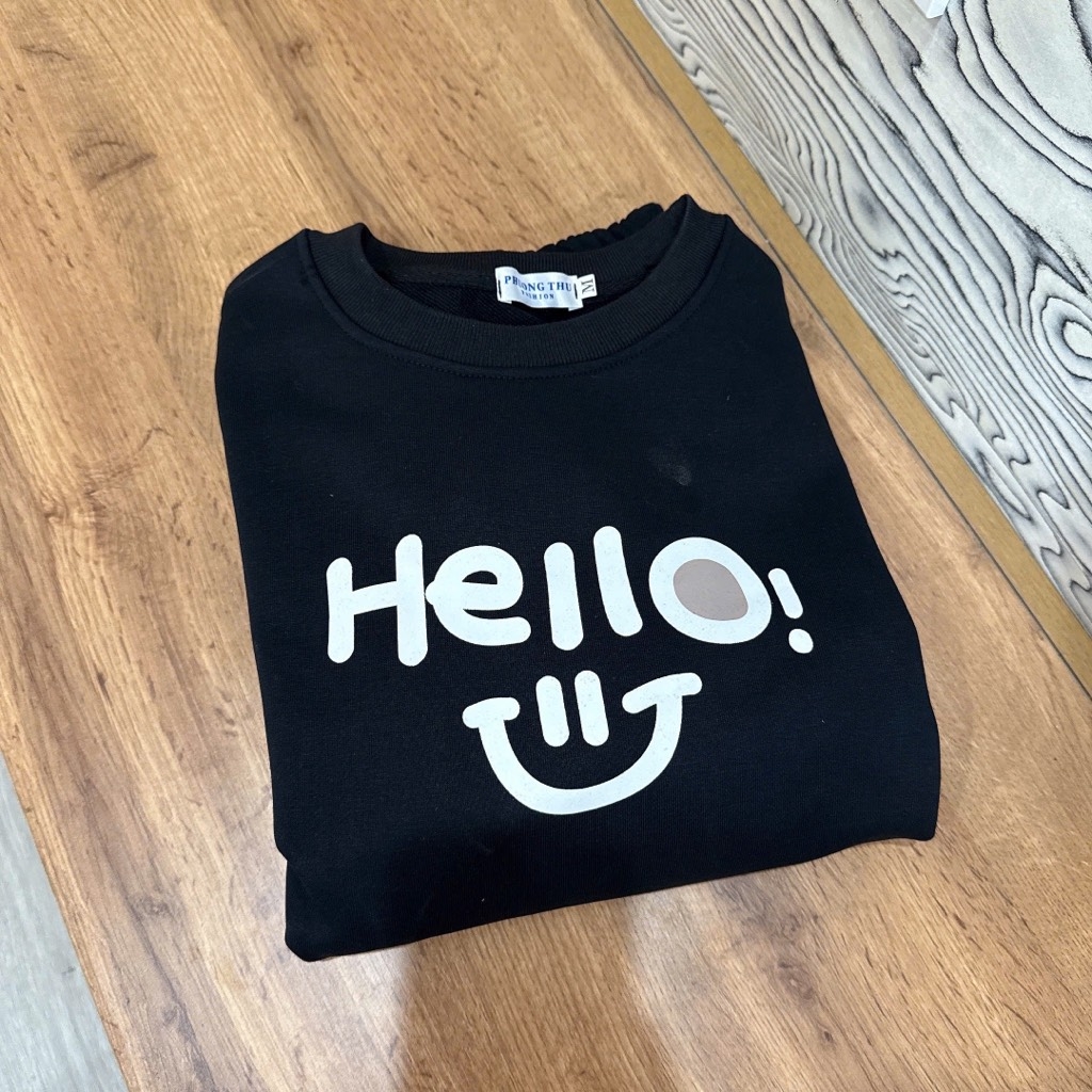 SET DÀI NỈ DƯ XỊN HELLO ĐEN NỮ THU ĐÔNG