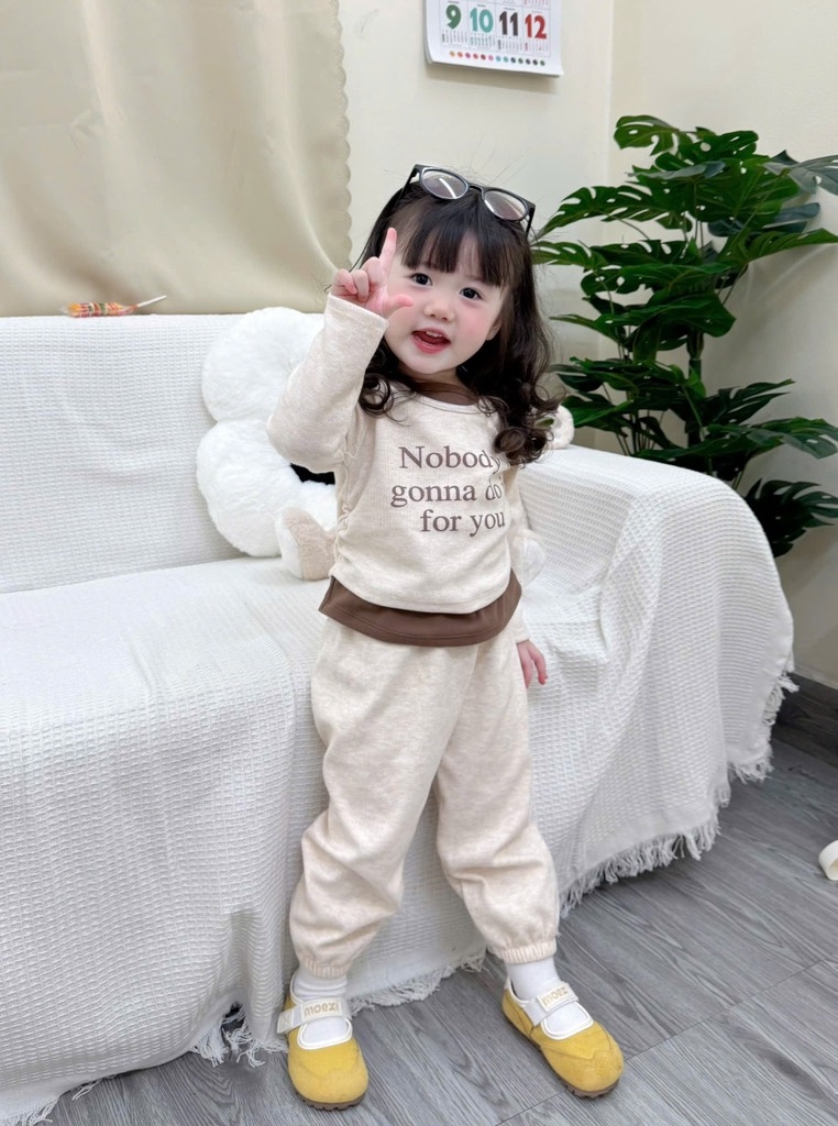 SET 2 BỘ DÀI NOBODY BE XÁM BÉ GÁI