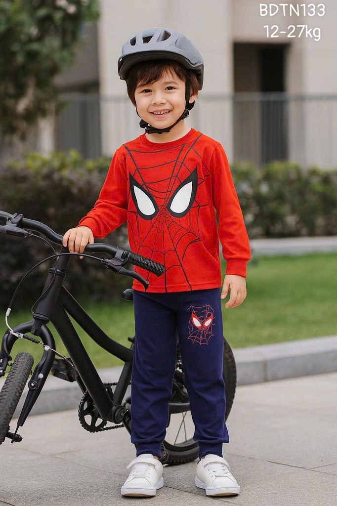 BỘ DÀI THUN COTTON XUẤT DƯ BÉ TRAI