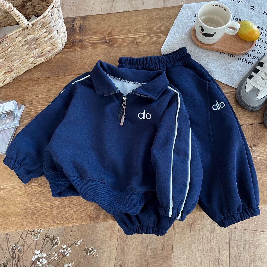 BỘ NỈ DÀI ALO 2 MÀU BÉ TRAI