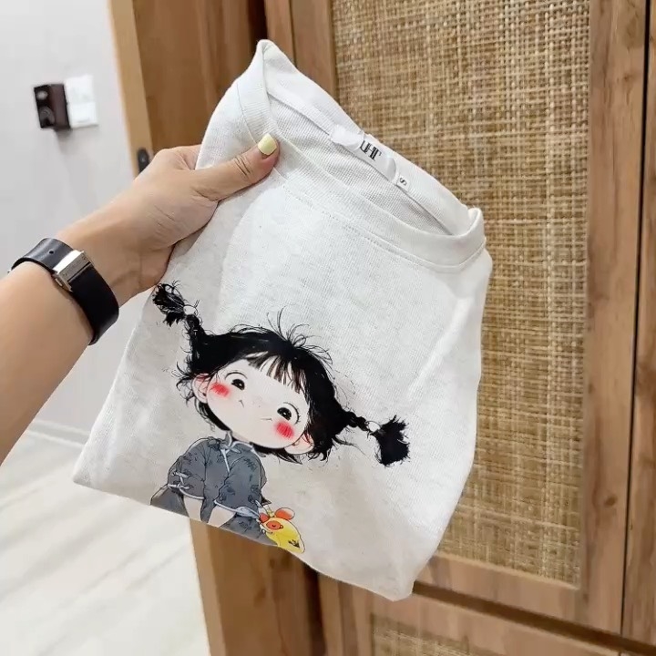 SET BỘ DÀI CÔ GÁI LUCKY TIME XÁM NỮ THU ĐÔNG
