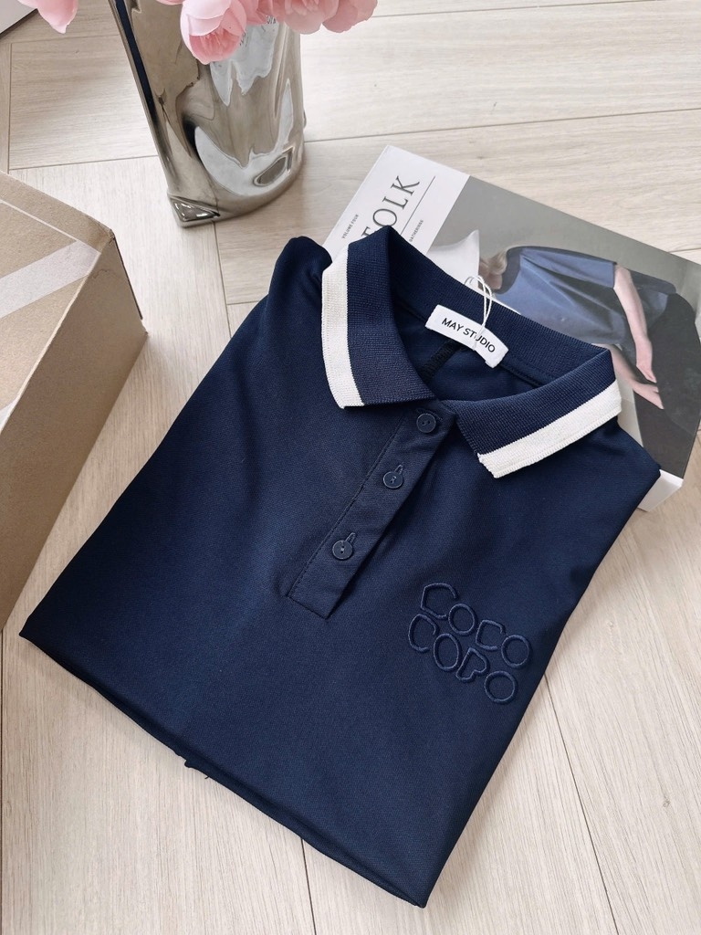 VÁY POLO SUÔNG 2 MÀU BASIC NỮ SẴN (SALE 79k)