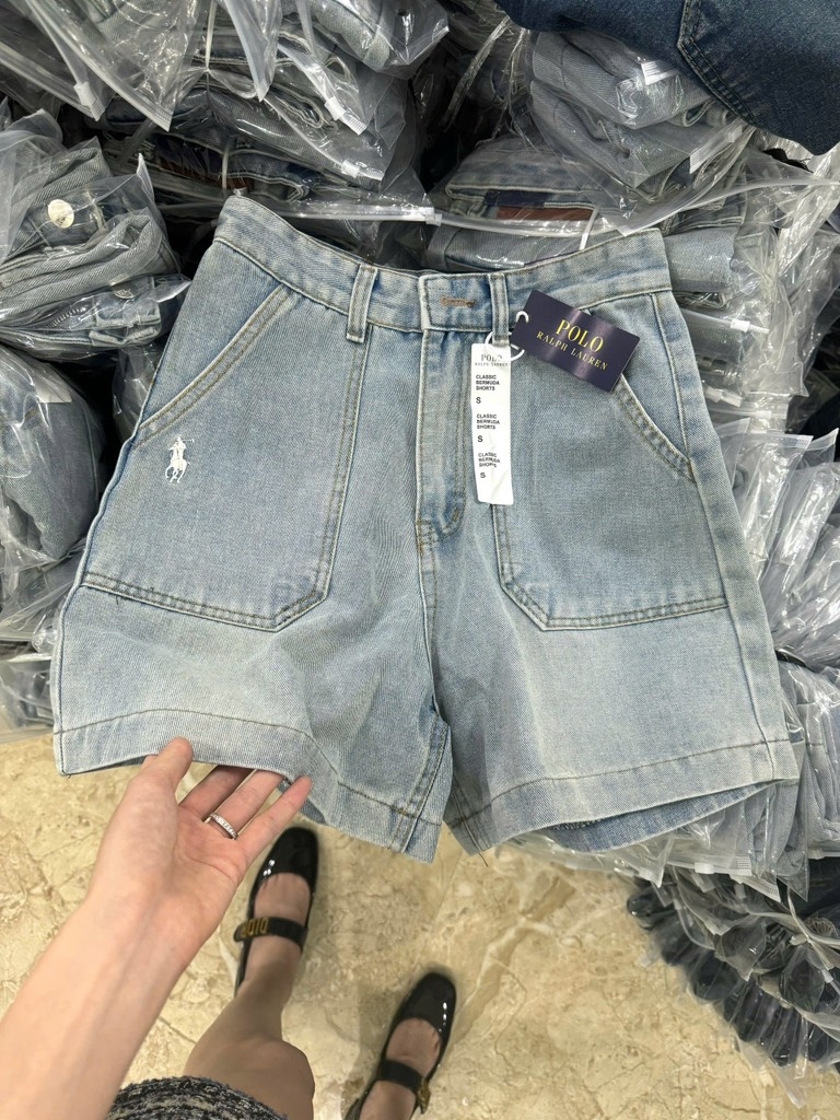 QUẦN SOOC THÊU NGỰA MÀU NHẠT NỮ SẴN(xả 99k)
