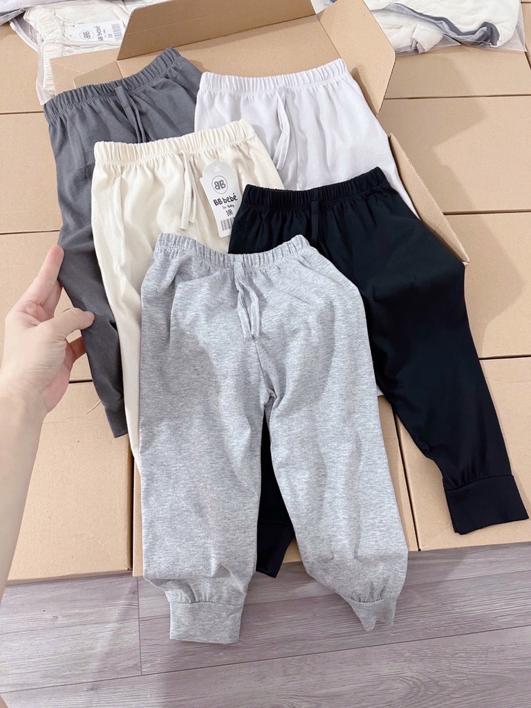 SET 5 QUẦN COTTON TONE GHI SÁNG CHO BÉ TRAI (SALE 99k)