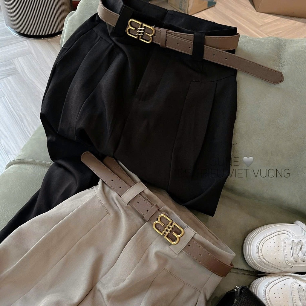 QUẦN ỐNG SUÔNG CHÉO HÀN NỮ