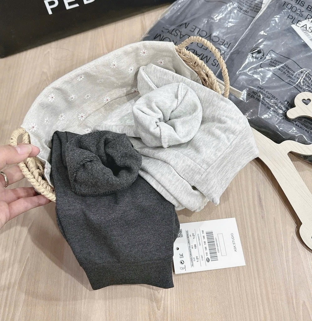 SET 2 QUẦN DÀI XÁM BÉ TRAI