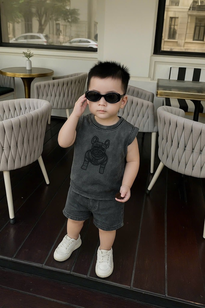 SET SÁT NÁCH BÒ LOANG HÌNH CHÓ BÉ TRAI