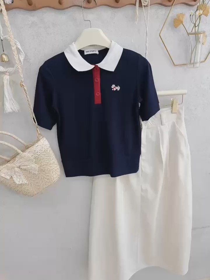 SET BỘ ÁO LEN PHỐI MIX CV LY NỮ