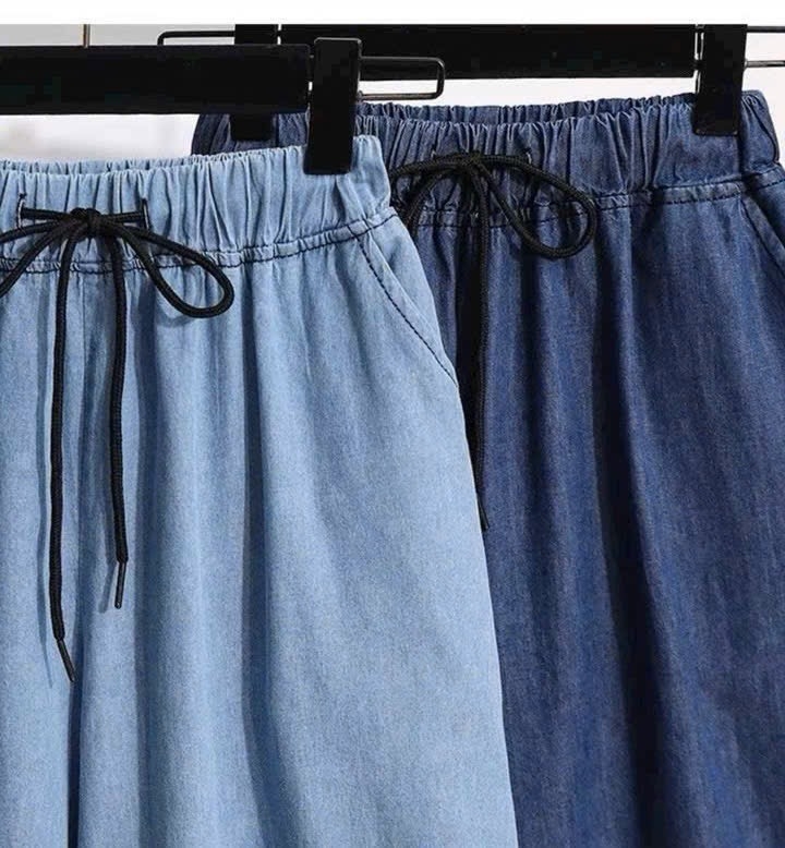 QUẦN BÒ GIẤY ỐNG SUÔNG 2 MÀU NỮ