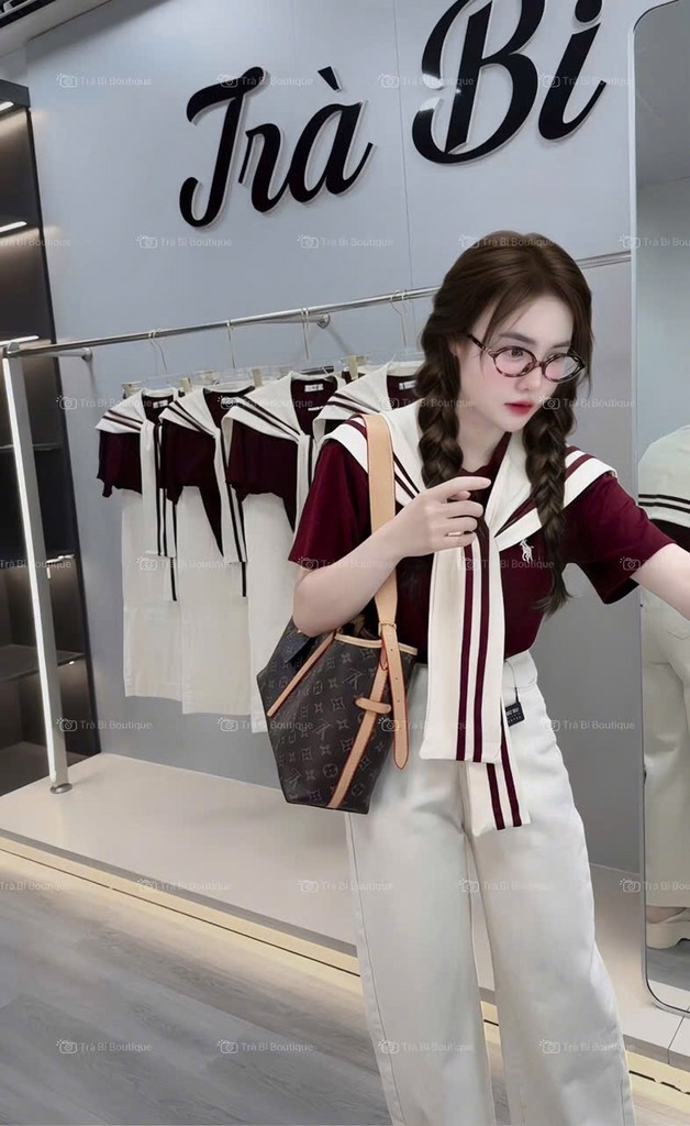 SET 3 CHI TIẾT ÁO JIEANS KHĂN NỮ