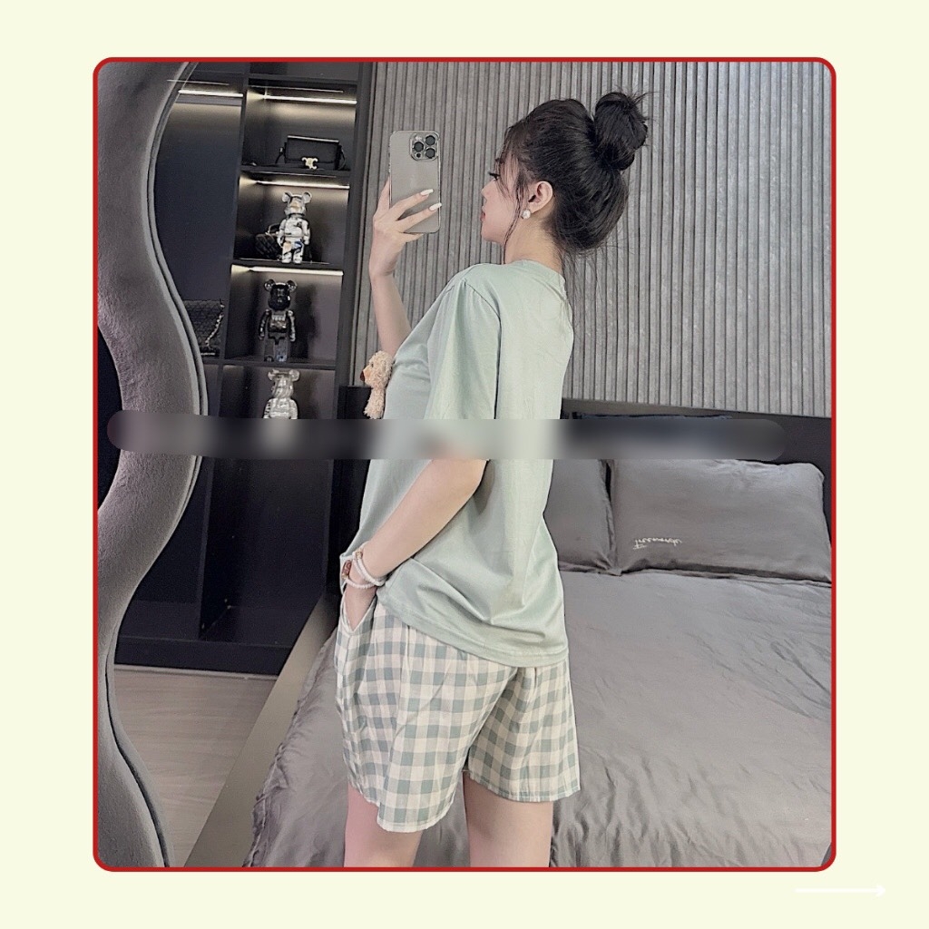 SET BỘ ĐỒ NGỦ NỮ VẢI COTTON SẴN(xả 85k)