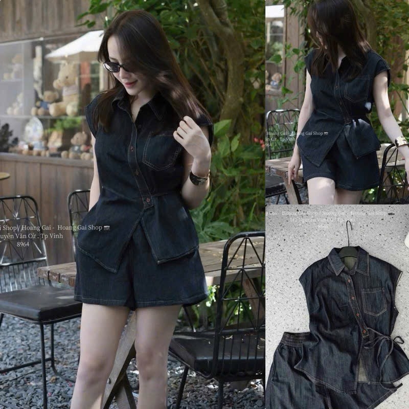 SET BỘ CỘC BÒ GIẤY TAY LIỀN NỮ