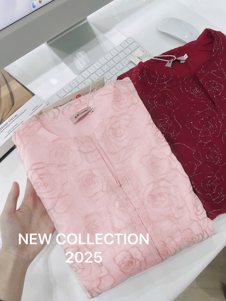 VÁY TƠ KIM SA 2 LỚP TAY BỔNG KHOÁ TRƯỚC NỮ SẴN(SALE 148k)