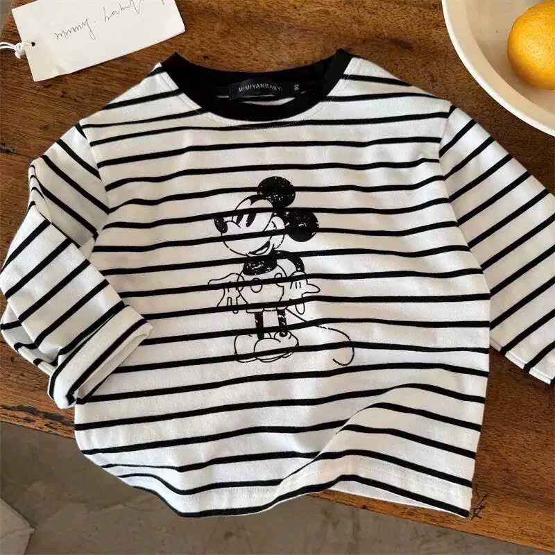SET 2 ÁO MICKEY DÀI TAY BÉ TRAI BÉ GÁI SẴN