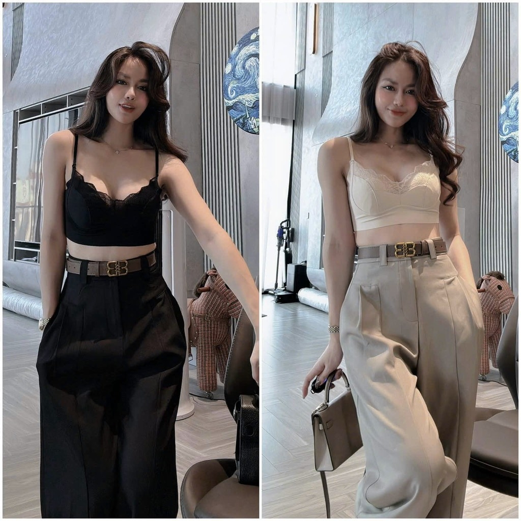 QUẦN ỐNG SUÔNG CHÉO HÀN NỮ