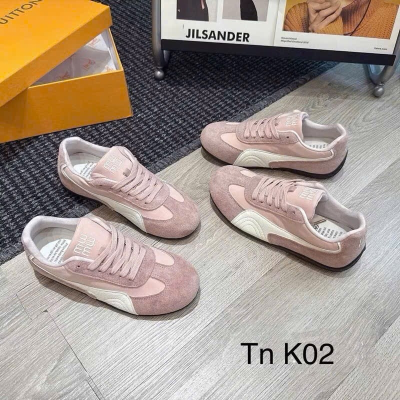 GIÀY DÉP - GIÀY SNEAKER MIU MIU 3 MÀU NỮ