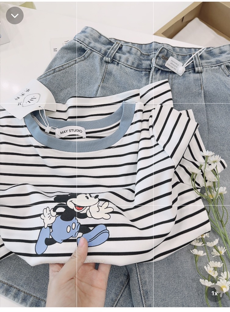 SET BÒ ÁO DÍP TĂM KẺ PHỐI MIX QUẦN LI BẠC NỮ