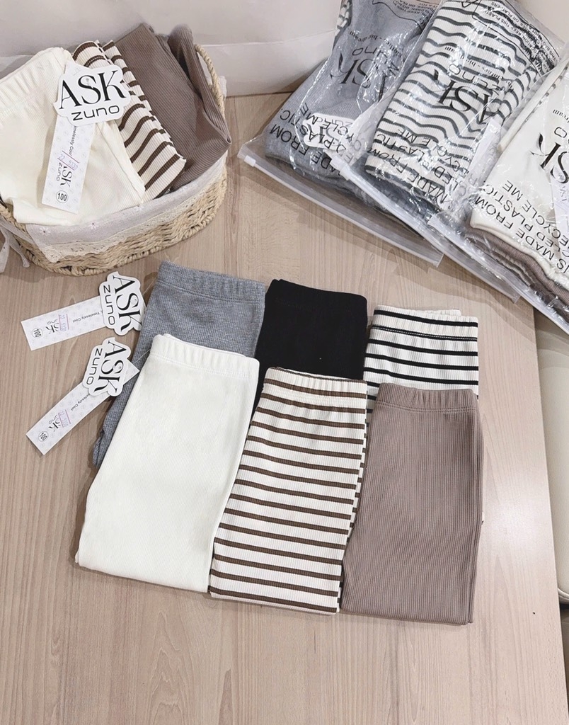 SET 3 QUẦN LEGGING TĂM BÉ TRAI BÉ GÁI SẴN (SALE 87k)
