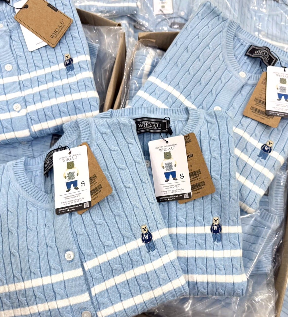 LEN CDG KẺ XANH CỌC TAY