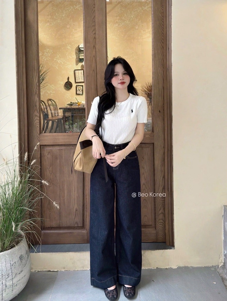 SET ÁO LEN QCCC MIX QUẦN JEAN NỮ