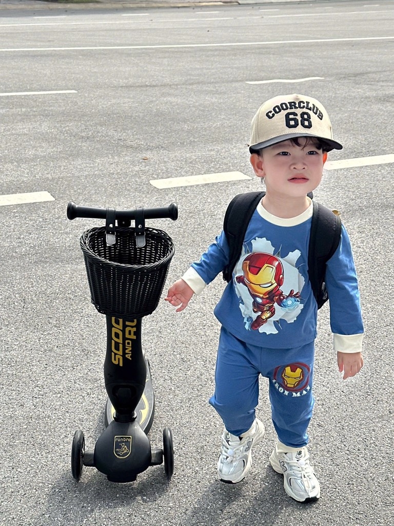 SET 2 BỘ DÀI IRONMAN CAPTION SIÊU NGẦU BÉ TRAI