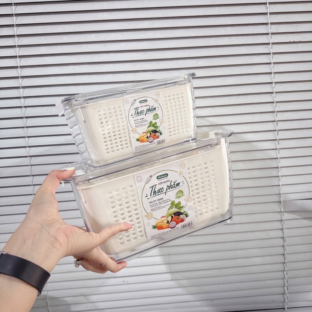ĐỒ GIA DỤNG - SET 2 HỘP HOKORI ĐỰNG THỰC PHẨM