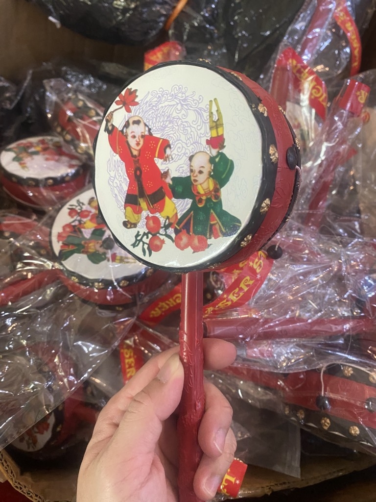 SÉT CỘC BE VUI TẾT TRUNG THU QUẦN ĐỎ KÈM MŨ LÂN BÉ TRAI