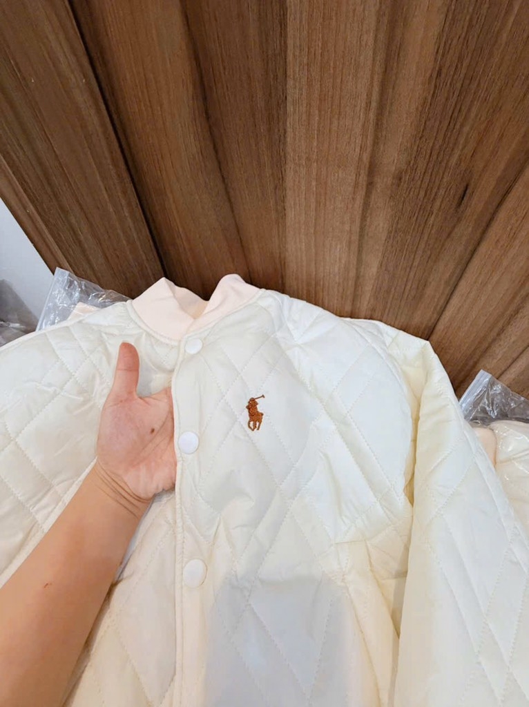 ÁO PHAO TRÁM THÊU NGỰA NỮ THU ĐÔNG SẴN