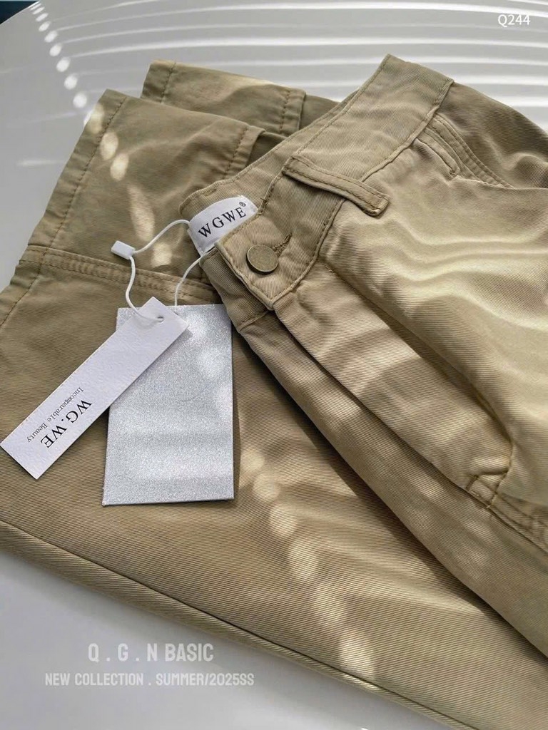 QUẦN JEAN NÂU NỮ ỐNG SUÔNG SẴN (xả 90k)