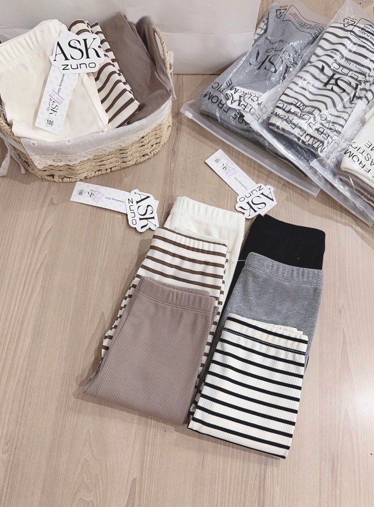 SET 3 QUẦN LEGGING TĂM BÉ TRAI BÉ GÁI SẴN (SALE 87k)