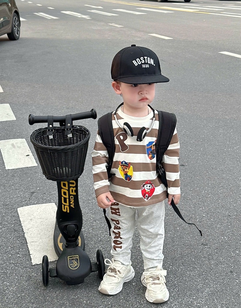 SET 2 BỘ DÀI PAW PATRAL TONE NÂU KẺ BÉ TRAI